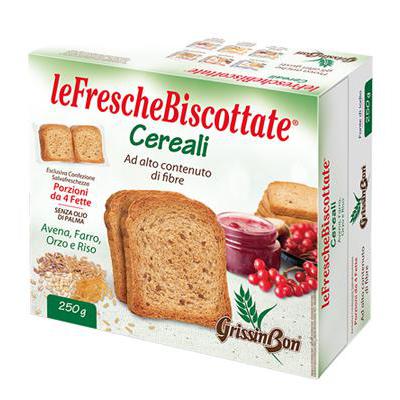 GRISSIN BON FETTE BISCOTTATE AI CEREALI GR.250