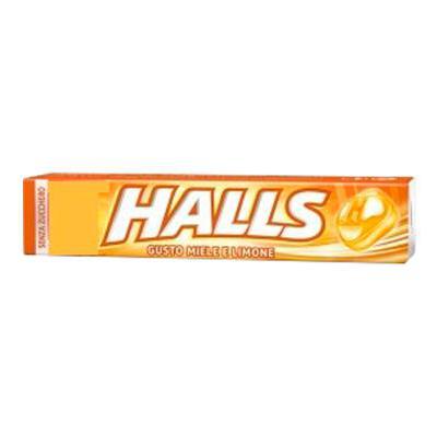 HALLS MIELE LIMONE SENZA ZUCCHERO GR.32 STICK