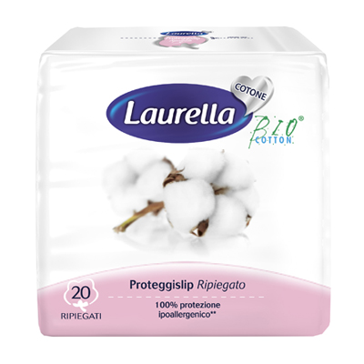 LAURELLA PROTEGGI SLIP RIPIEGATO BIO COTTON X20 PZ