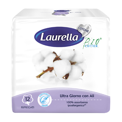 LAURELLA ULTRA GIORNO CON ALIBIO COTTON X12 PZ