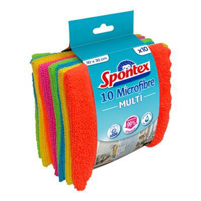 SPONTEX PANNI MICROFIBRE X 10PZ