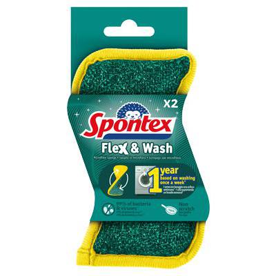 SPONTEX SPUGNA FLEX&WASH X2 PZ