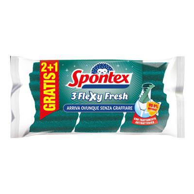 SPONTEX SPUGNA FLEXY FRESH 2+1