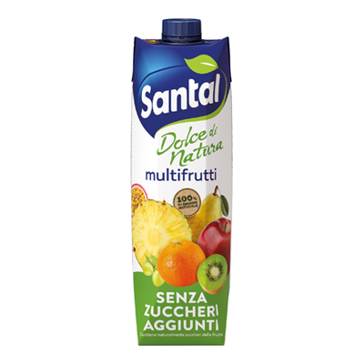 SANTAL SUCCO MULTIFRUTTI LT.1SENZA ZUCCHERO