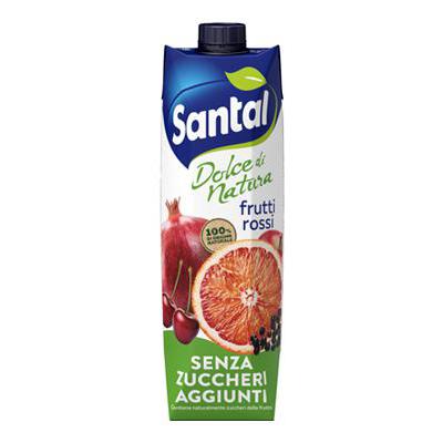 SANTAL SUCCO FRUTTI ROSSI LT.1SENZA ZUCCHERO