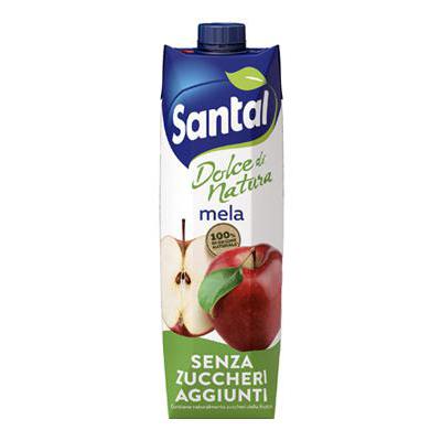 SANTAL SUCCO MELA LT.1 SENZA ZUCCHERO