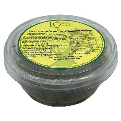 LUCARELLI GR200 OLIVE VERDI PICCANTI SECCHIELLO