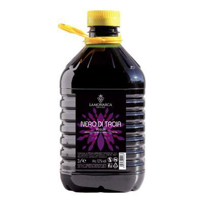 LAMONARCA VINO NERO DI TROIA IGP LT.3 12PET