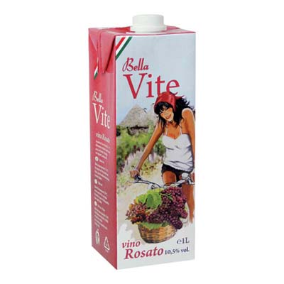 BELLAVITE VINO ROSATO BRICK LT.1 VOL.10,50