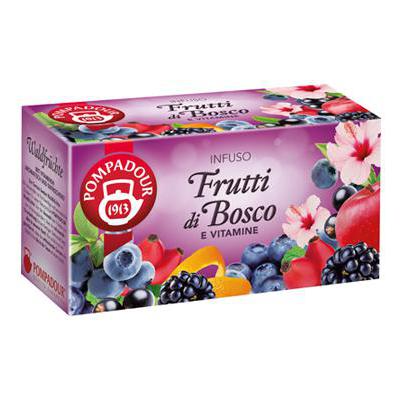 POMPADOUR INFUSO FRUTTI DI BOSCO E VITAMINE X20