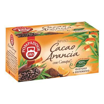 POMPADOUR INFUSO 20 BUSTINE CANAPA E CACAO