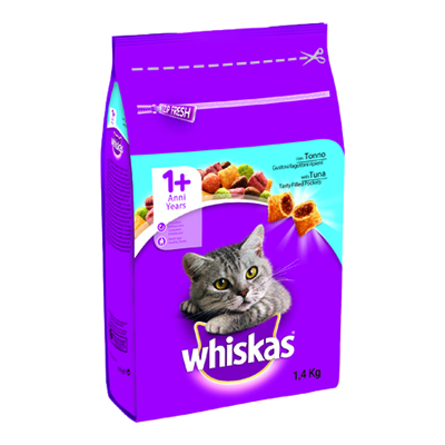 WHISKAS CROCCANTINI KG.1,4 TONNO    ADULT GATTO