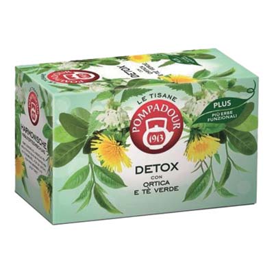 POMPADOUR TISANA DETOX ORTICAE TE'VERDE 18 FILTRI