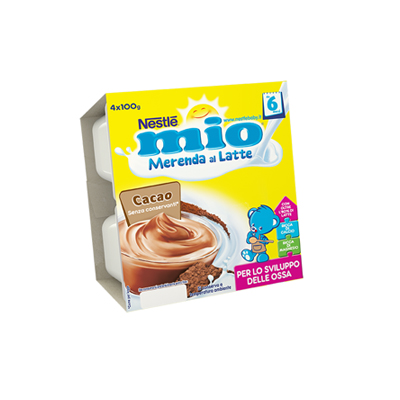 NESTLE MIO MERENDA LATTE/CACAOGR.100X4