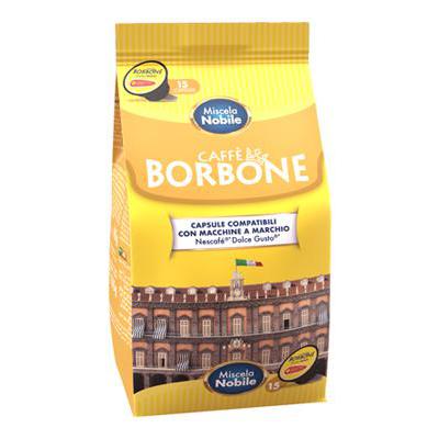 CAFFE'BORBONE CAPSULE X15 BLU(NOBILE) COMPATIBILI DOLCEGUST