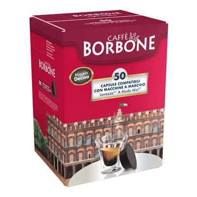 CAFFE'BORBONE CAPSULE X50 MISCELA DECISA (NERA) COMPATIBILI