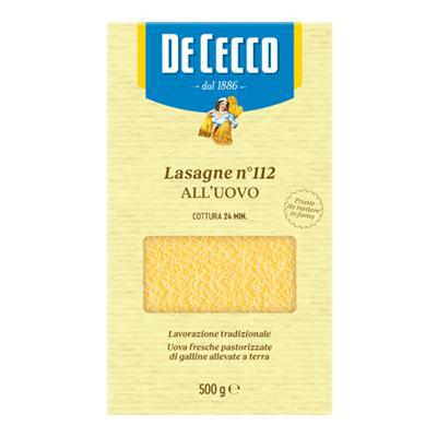 DE CECCO LASAGNE UOVO GR.500 N.112