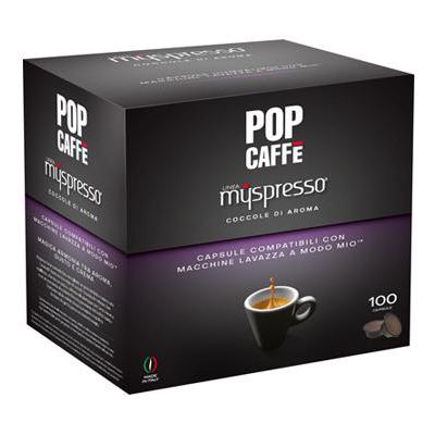 POP CAFFE' CAPSULE X100 COMPATIBILI A MODO MIO