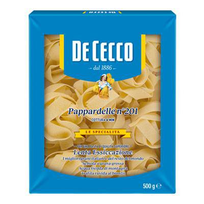 DE CECCO SPECIALITA GR.500 PAPPARDELLE DI SEMOLA  N.201 VASC