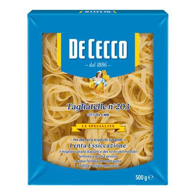 DE CECCO SPECIALITA TAGLIATELLE GR.500 DI SEMOLA   N.203