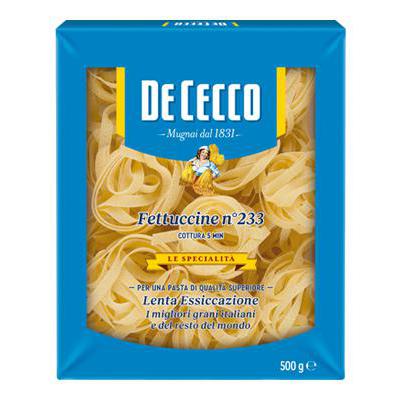 DE CECCO SPECIALITA'GR.500 FETTUCCINE SEMOLA N.233