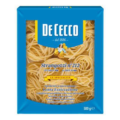 DE CECCO SPECIALITA GR.500 STRANGOZZI N.212 VASCHETTA