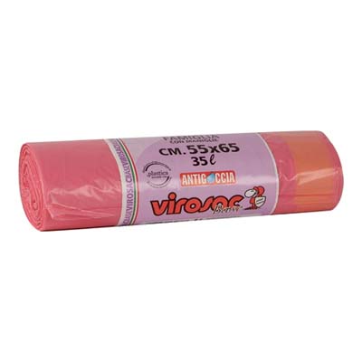 VIROSAC ROTOLO ROSA 55X65 PZ12LINEA BASE
