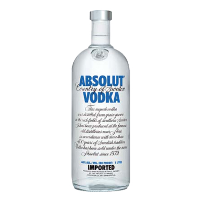 VODKA ABSOLUT CLEAR LT.1 40