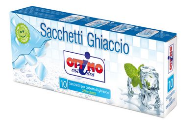 OTTIMO SACCHETTI GHIACCIO X10