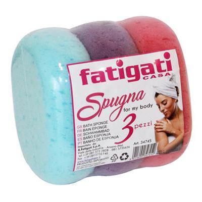 FATIGATI SPUGNA CORPO 3 PEZZI