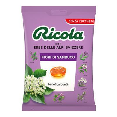 RICOLA BUSTA SENZA ZUCCHERO FIORI DI SAMBUCO GR.70