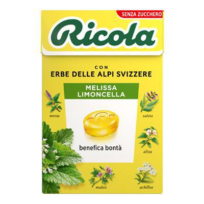 RICOLA ASTUCCIO SENZA ZUCCHEROMELISSA LIMONCELLA GR.50