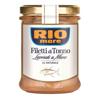 RIO MARE FILETTI TONNO NATURALE VASO VETRO GR.180