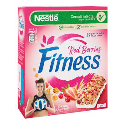 NESTLE FITNESS BARRETTE FRUTTIROSSI GR.23.5X6