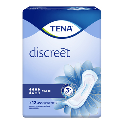 TENA DISCREET MAXI X12