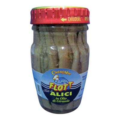 FLOTT FILETTI DI ALICI OLIO DIGIRASOLE V.V.GR.700