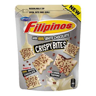 FILIPINOS CRISPY BITES CIOCCOLATO BIANCO GR.100