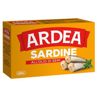 ARDEA SARDINE IN OLIO DI SEMIGR.120