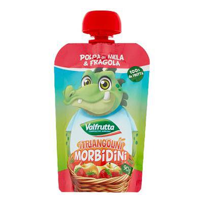 VALFRUTTA POUCH MELA/FRAGOLA GR.90