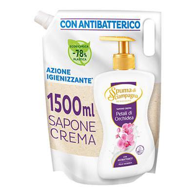 SPUMA DI SCIAMPAGNA SAPONE ECOR.AMETI&ORCHI LT.1,5 SAPONECRE