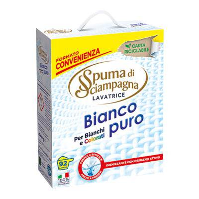 SPUMA DI SCIAMPAGNA FUSTONE 100 LAVAGGI KG.4,5 BIANCO PURO