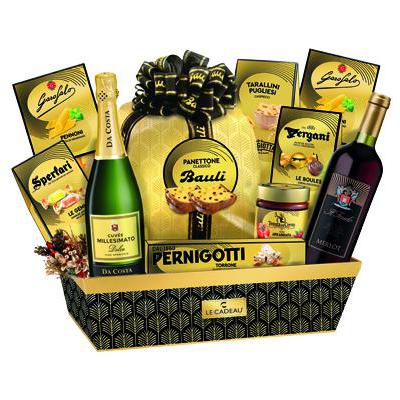 LE CADEAU CESTO ORO NERO X11