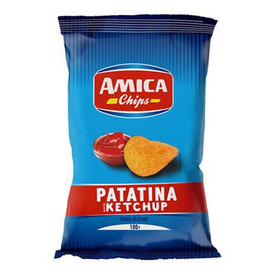 AMICA CHIPS PATATINE KETCHUP GR100