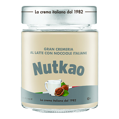 NUTKAO VASO CREMA LATTE E NOCCIOLE GR.350