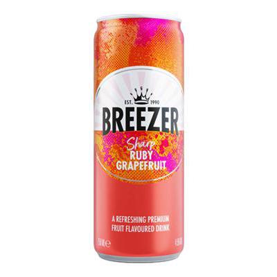 BACARDI BREEZER RUBY GRAPEFRUIT 4 LATTINA CL.25