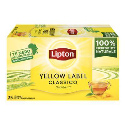 LIPTON TEA YELLOW X 25 FILTRI