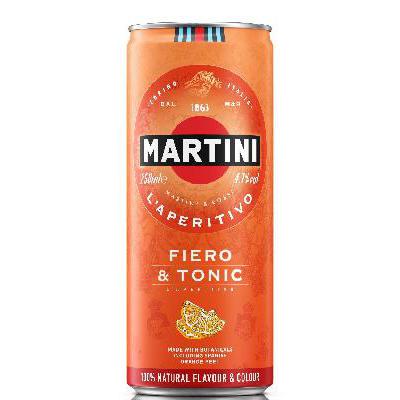 MARTINI L'APERITIVO FIERO E TONIC 4,7 CL.25