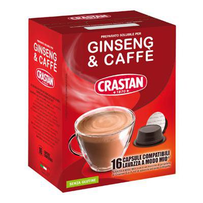 CRASTAN GINSENG&CAFFE' X16 CAPS C/AMODOMIO ZUCCHERATO