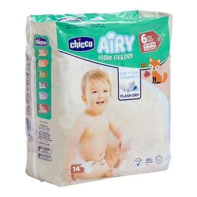 CHICCO AIRY ULTRA FIT & DRY 6XL 14 PZ