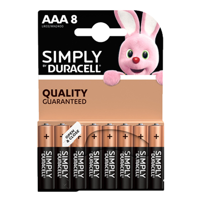 DURACELL SIMPLY MINISTILO X 8